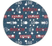 Bosch 50x Disco de lija para láminas EXPERT O780, 150 mm (para Madera dura, Pintura sobre madera, Ø 150 mm, Grano 150, Professional Accesorios Lijadora excéntrica)