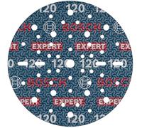 Bosch 50x Disco de lija para láminas EXPERT O780, 150 mm (para Madera dura, Pintura sobre madera, Ø 150 mm, Grano 120, Professional Accesorios Lijadora excéntrica)
