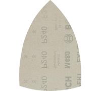 Bosch 50x Malla de lija EXPERT M480 para multilijadoras | para Pintura sobre madera, Madera dura, Ø 100x150 mm, Grano 240, Professional Accesorios Multilijadora