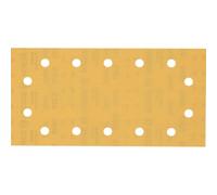 Bosch 50x Papel de lija EXPERT C470 con 14 agujeros | para Pintura sobre madera, Madera dura, Ø 115x230 mm, Grano 400, Professional Accesorios Lijadora orbital