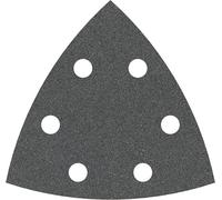 Bosch 5x Hoja de lija PRO F355 para lijadoras delta | para Hormigón, Piedra dura, Ø 93x93 mm, Grano 120, Professional Accesorios Multiherramienta, Lijadora delta