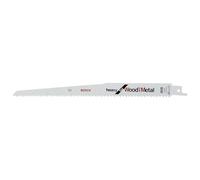 Bosch 5x Hoja de sierra sable Multi Material Demolition S1111DF | para Madera con clavos duros, Madera de construcción, Longitud 225 mm, Professional Accesorios Sierra sable