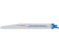 Bosch 5x Hoja de sierra sable PRO Thick Metal S1130CF Demolition | para Tubos y perfiles metálicos, Metales no ferrosos, Longitud 225 mm, Professional Accesorios Sierra sable