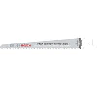 Bosch 5x Hoja de sierra sable PRO Window S611DF Demolition | para Madera con clavos, Aluminio, Longitud 150 mm, Professional Accesorios Sierra sable