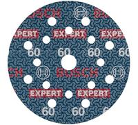 Bosch 6x Disco de lija para láminas EXPERT O780, 125 mm (para Madera dura, Pintura sobre madera, Ø 125 mm, Grano 60, Professional Accesorios Lijadora excéntrica)