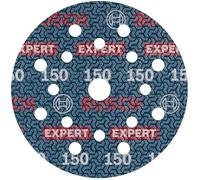 Bosch 6x Disco de lija para láminas EXPERT O780, 125 mm (para Madera dura, Pintura sobre madera, Ø 125 mm, Grano 150, Professional Accesorios Lijadora excéntrica)