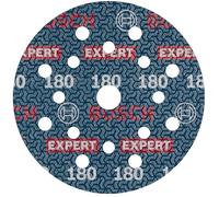 Bosch Disco de lija EXPERT O780 125 mm Grano 180 – 6 unidades – para lijadora excéntrica