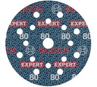 Bosch 6x Disco de lija para láminas EXPERT O780, 125 mm (para Madera dura, Pintura sobre madera, Ø 125 mm, Grano 80, Professional Accesorios Lijadora excéntrica)