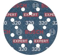 Bosch 6x Disco de lija para láminas EXPERT O780, 125 mm (para Madera dura, Pintura sobre madera, Ø 125 mm, Grano 320, Professional Accesorios Lijadora excéntrica)