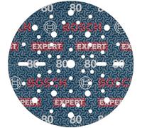 Bosch 6x Disco de lija para láminas EXPERT O780, 150 mm (para Madera dura, Pintura sobre madera, Ø 150 mm, Grano 80, Professional Accesorios Lijadora excéntrica)