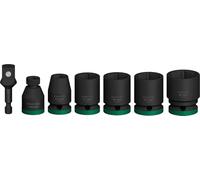 Bosch 7x PRO Impact Socket Set con adaptador | Longitud 39 mm, Professional Accesorios Taladros y destornilladores