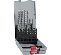 Bosch 7x Set de brocas para martillo PRO SDS plus-5X (para Hormigón, Ladrillos de cal y arena, Ø 5,0, 6,0, 8,0, 6,0, 8,0, 10,0, 12,0 mm, Professional Accesorios Martillo perforador, Martillos)