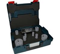 Bosch 8x PRO Multi Material Power Change Plus Lochsäge-Set - L-Boxx (für Weichholz, Trockenbauwand, Ø 20, 30, 44, 60, 68, 114 mm, Professional Zubehör Bohrmaschine/Schrauber)