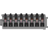 Bosch 8x Punta de percusión PRO Robertson (170 x 120 mm, Professional Accesorios Atornillador, Atornillador)