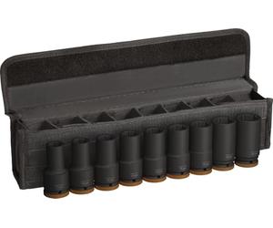 Bosch 9x PRO Impact Socket Set | Longitud 90 mm, Professional Accesorios Taladros y destornilladores