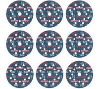 Bosch 9x Set de 9 discos de lija para láminas EXPERT O780, 125 mm | para Madera dura, Pintura sobre madera, Grano 3x 80, 3x 120, 3x 180, Professional Accesorios Lijadora excéntrica