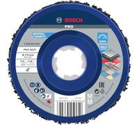 Bosch Disco de limpieza N377 X-Lock 115 mm para metal y acero inoxidable – accesorio de amoladora