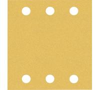 Bosch Accessories 2608901657 - Papel de lija para lijadora orbital (grano 120, 107 x 115 mm)