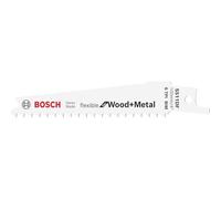 Bosch Accessories 5 unidades Hoja de sierra sable S 511 DF Flexible for Wood and Metal (Longitud 100 mm, accesorio de sierra sable)