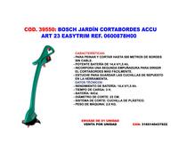 Bosch Accu ART 23 EasyTrim Cortabordes