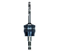 Bosch Adaptador para sierra de corona, conexión hexagonal de 3/8" con broca HSS-G 7.15 x 85 mm