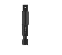 Bosch Professional Adaptador Impact Control para llaves de vaso 1/4" HEX a 1/4" cuadrado, 50 mm