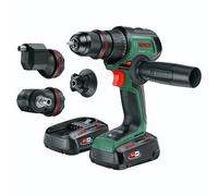 Bosch Taladro/atornillador AdvancedDrill 18V-80 QuickSnap – empuñadura, batería y cargador