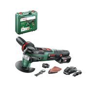Bosch Amoladora múltiple oscilante AKU 18V 1x batería 2,5 Ah Li‑Ion, cargador 0603104001