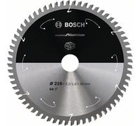 Bosch Professional Disco de sierra circular Standard para aluminio, 216 x 30 x 2,2 mm, 64 dientes