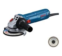 Bosch Professional amoladora angular GWS 12-125 (Ø del disco: 125 mm, potencia 1200 W, protección contra rearranque, incl. tuerca de unión SDS, empuñadura auxiliar, llave de dos agujeros)