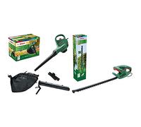 Bosch Aspirador y soplador de Hojas eléctrico UniversalGardenTidy 2300 + Tijeras Cortasetos eléctrico EasyHedgeCut 45 (420 W, Longitud de la Cuchilla de 45 cm, Embalaje en Caja)