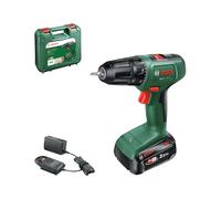 Bosch Atornillador a batería EasyDrill 18V-38, 1 batería de 2,5 Ah, maletín de transporte