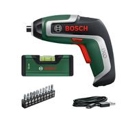 Bosch atornillador a batería ixo y nivel (3,6 v; 2,0 ah; 5,5 nm; con