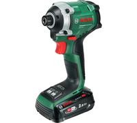 Bosch - Atornillador de Impacto a Batería - UniversalImpactDrive 18V-210 - 210Nm, 1 batería 2,0Ah , Cargador, Portabrocas Hexagonal y Maletín Diy