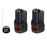 Bosch - Batería 12V Li-Ion GBA 3,0 Ah, 2 piezas 1600A00X7D
