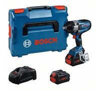 Bosch Professional 18V System atornillador de impacto a batería BITURBO GDS 18V-1000 (incl. 2 bat .ProCORE 18V 8.0Ah, 1 módulo Bluetooth GCY 42, cargador rápido GAL 1880 CV, bandeja L-BOXX, L-BOXX)