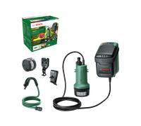 Bosch - Bomba de Agua a Batería para Depósitos de Lluvia - GardenPump 18V-2000 - 18V, 33.3 l/min, Función de Temporizador, sin batería ni cargador Diy 130 x 110 x 200 mm.