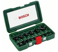 Bosch Caja de 15 Fresas de Carburo con Vástago de 8 mm