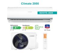 Bosch Climate 2000 CL2000 Set 70 WE Aire Acondicionado Monosplit 24.000 BTU 7 kW WiFi Ready Inverter R32 Blanco