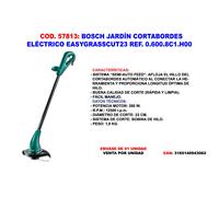 Bosch Cortabordes eléctrico EasyGrassCut 23 280 W