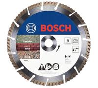 BOSCH DB944-Hoja de diamante segmentada de 9 pulgadas, ideal para corte de hormigón, ladrillo y bloques
