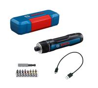 Bosch Professional - Atornillador a batería GO 3 - Incl. 8 puntas, portapuntas, USB-C, maletín