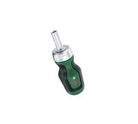 Bosch destornillador de carraca con mango ancho, 6 puntas (destornillador de carraca de alto par compacto; fijación potente; 6 puntas - PH2,SL5,TX25,HEX3/4/5; ergonómico; portapuntas magnético)