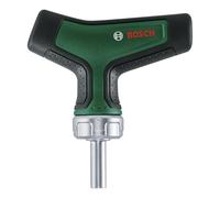 Bosch Destornillador de carraca con mango en T – 36 dientes, 46 Nm, portapuntas magnético, 1/4 pulg.