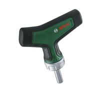 Bosch Destornillador de carraca con mango en T – 36 dientes, 46 Nm, portapuntas magnético, 1/4 pulg.