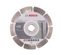 Bosch Disco tronzador de diamante Standard for Concrete para hormigón Ø150x22.23x2x10 mm 1x