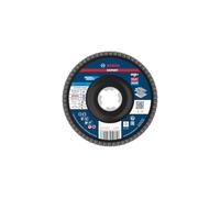Bosch Disco de láminas EXPERT X782, versión recta, X-Lock | para Acero, Acero inoxidable, Ø 125 mm, Accesorios Amoladora pequeña