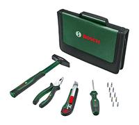 Bosch Juego de herramientas manuales Easy Starter, 14 piezas (alicate, destornillador, 10 puntas)