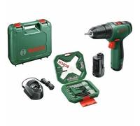 Bosch EasyDrill 1200 con 2 baterías, cargador y estuche con puntas