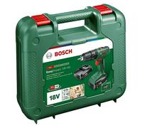 Bosch taladro percutor a batería EasyImpact 18V-40, 2 baterías 2,0 Ah, sistema 18 V, maletín
